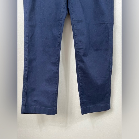 JCrew High-Rise Girlfriend Chino Pant Navy Blue Cotton Career Work Size 8 NWT - Picture 6 of 14